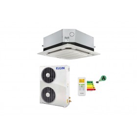 COND. AR CONDICIONADO SPLIT CASSETE ELGIN 48.000 BTUS FRIO 380V R 410A COBRE