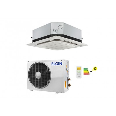 COND. AR CONDICIONADO SPLIT CASSETE ELGIN 24.000 BTUS FRIO 220V R 410A