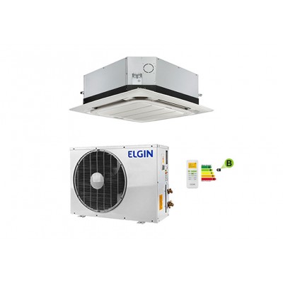 EVAP. AR CONDICIONADO SPLIT CASSETE ELGIN 36.000 BTUS FRIO 220V 1F R 410A