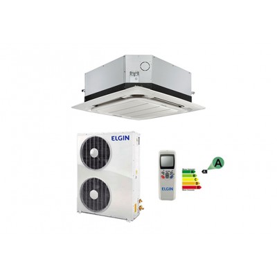 EVAP. AR CONDICIONADO SPLIT CASSETE ELGIN 60.000 BTUS FRIO R 410A 220V 3F CCO