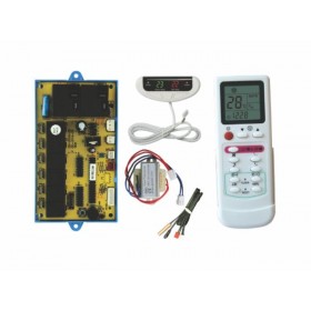 CONJUNTO PLACA E CONTROLE UNIVERSAL P/ AR CONDICIONADO PISO TETO 220V FRIVEN