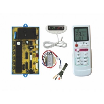 CONJUNTO PLACA E CONTROLE UNIVERSAL P/ AR CONDICIONADO PISO TETO 220V FRIVEN