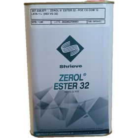 ÓLEO ZEROL ESTER 32 1 LITRO (SINTÉTICO POLIOLESTER) R410 / R404 / R407/ R134 SIMILAR 160Z/ 160SZ / 160PZ / 175PZ / BSE32