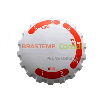 BOTÃO TERMOSTATO BRW50N/ BRK50N/ BRM50N/ BRM48N/ BRM47G/ BRM49G/ CRM45A W10331814