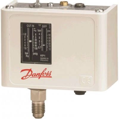 PRESSOSTATO KP1 REARME AUT. BAIXA DANFOSS