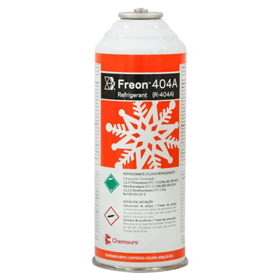 GÁS R404A FREON HP62 LATA 425g CHEMOURS UN3337  2.2