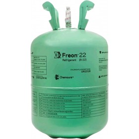 GÁS R22 FREON 13,62 Kg CHEMOURS                                       UN1018 CLORODIFLUORMETANO 2.2