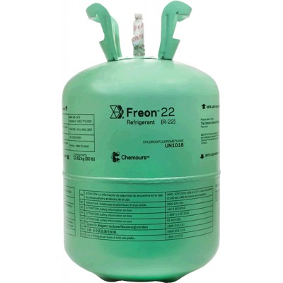 GÁS R22 FREON 13,62 Kg CHEMOURS                                       UN1018 CLORODIFLUORMETANO 2.2