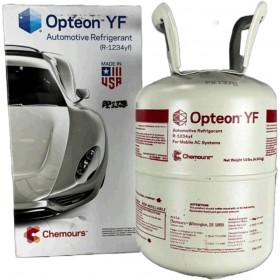 GAS R1234yf GARRAFA 4,54 KG OPTEON UN 3161 2,3,3,3 TETRAFLUOROPROPENE