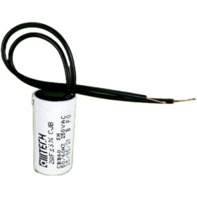 CAPACITOR DE FASE 02 UF 250 VAC C/ CABO