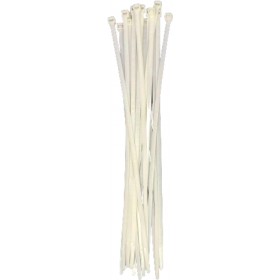 BRAÇADEIRA NYLON 4,8 X 280 MM BRANCA (PCT 100 PÇS)