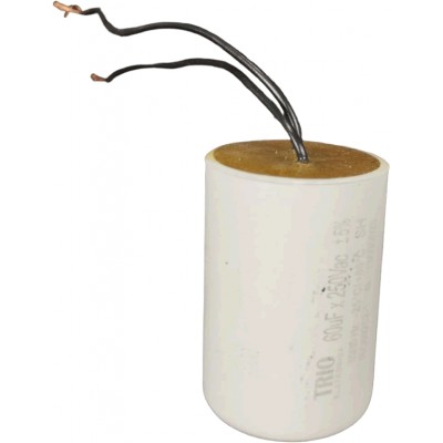 CAPACITOR DE FASE 60 UF 250 VAC C/ CABO