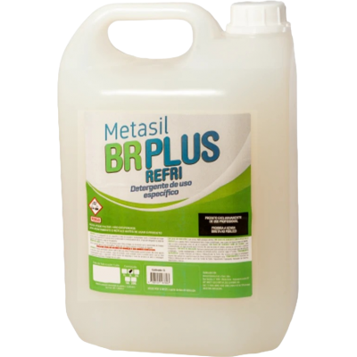 DESINCRUSTANTE BIODEGRADÁVEL METASIL BR PLUS REFRI GALÃO 05 LITROS