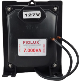 AUTO TRANSFORMADOR 7 KVA 110/220V C/ CONECTOR FIOLUX PREMIUM