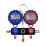 MANIFOLD DIGITAL 2 VIAS C/ MANG. C/ MALETA C/ ENGATES RAPIDO ELITECH DMG-3