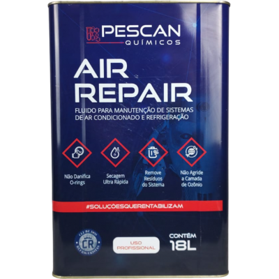 GÁS P/ LIMPEZA DO SISTEMA DE REFRIGERAÇÃO A/C FLUSH 18 LITROS PESCAN - AIR REPAIR *INFLAMAVEL*