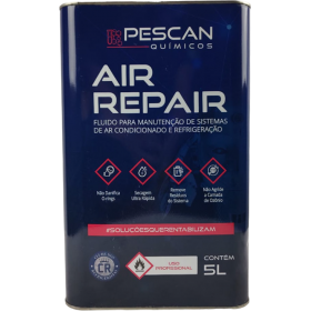 GÁS P/ LIMPEZA DO SISTEMA DE REFRIGERAÇÃO A/C FLUSH 5 LITROS PESCAN - AIR REPAIR *INFLAMAVEL*