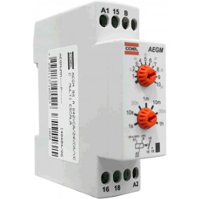 RELE TEMPORIZADOR MULTI ESCALA 94 A 242 VCA AEGMU COEL