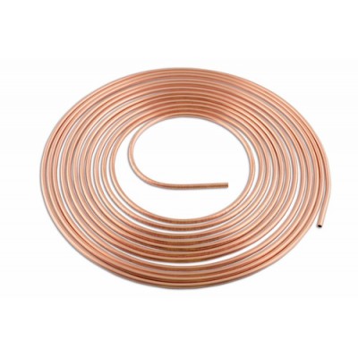 TUBO DE COBRE PARA REFRIGERAÇÃO ROLO CONTINUO 1/4 - 6,35 MM PAREDE 0,79